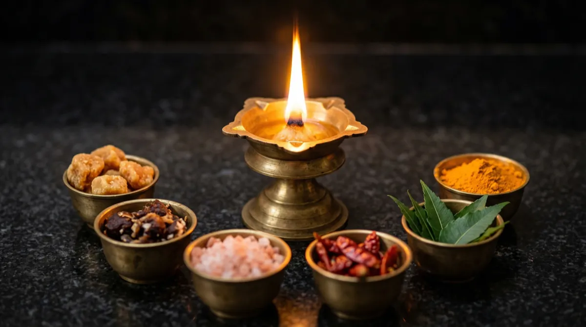 Split panel — comfortable vs struggling in spring garden